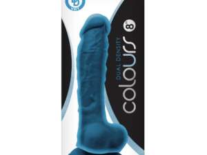 NS Novelties Colours Dual Density 8' Dildo Blue